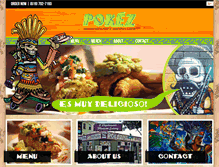 Tablet Screenshot of pokezrestaurant.com